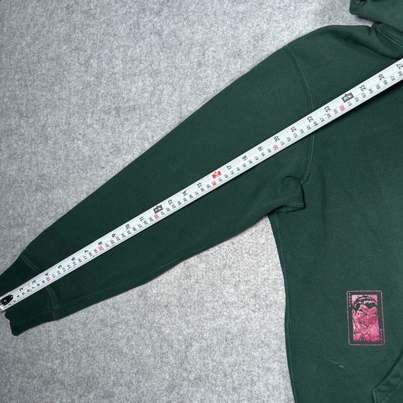 Uniqlo pullover Hoodie Mens Large Green Jean-Michel Basquiat Joker DC Comics - Picture 4 of 15